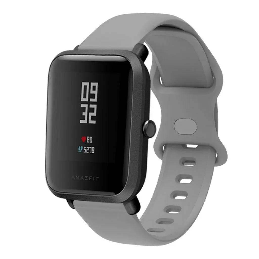 22mm Universal comfortable silicone watch strap - Grey