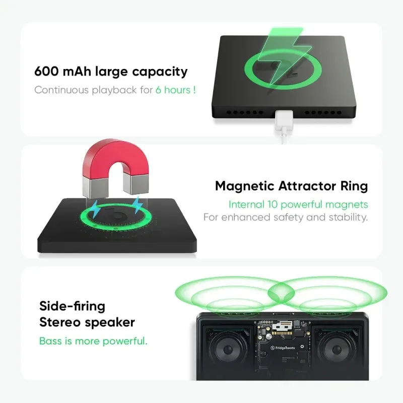 £3.99 UPGRADE TO 4.0 PRO FridgeBeats - Bluetooth 5.4 & Stereo Sound LIMITED TIME OFFER ONLY