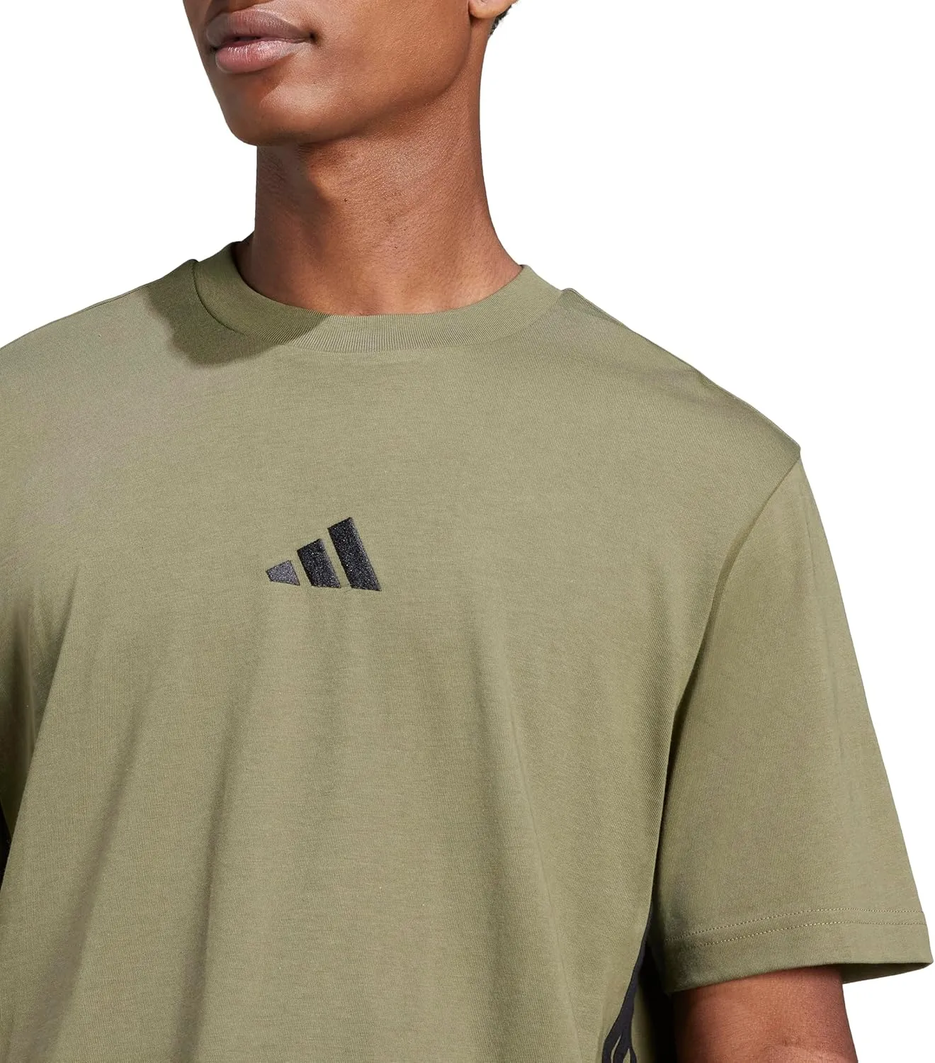 adidas Men's Essentials Single Jersey 3-Stripes T-Shirt