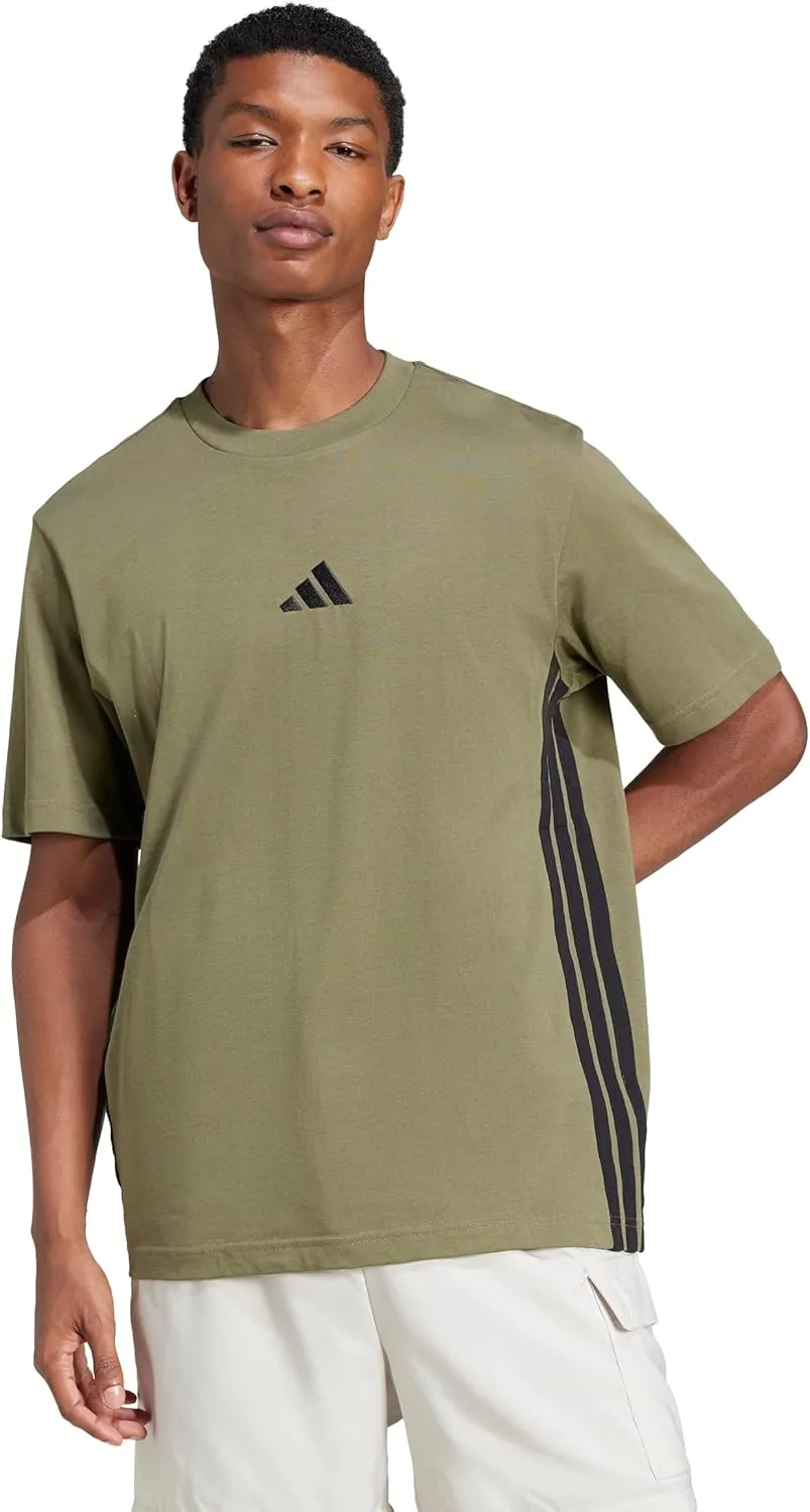 adidas Men's Essentials Single Jersey 3-Stripes T-Shirt