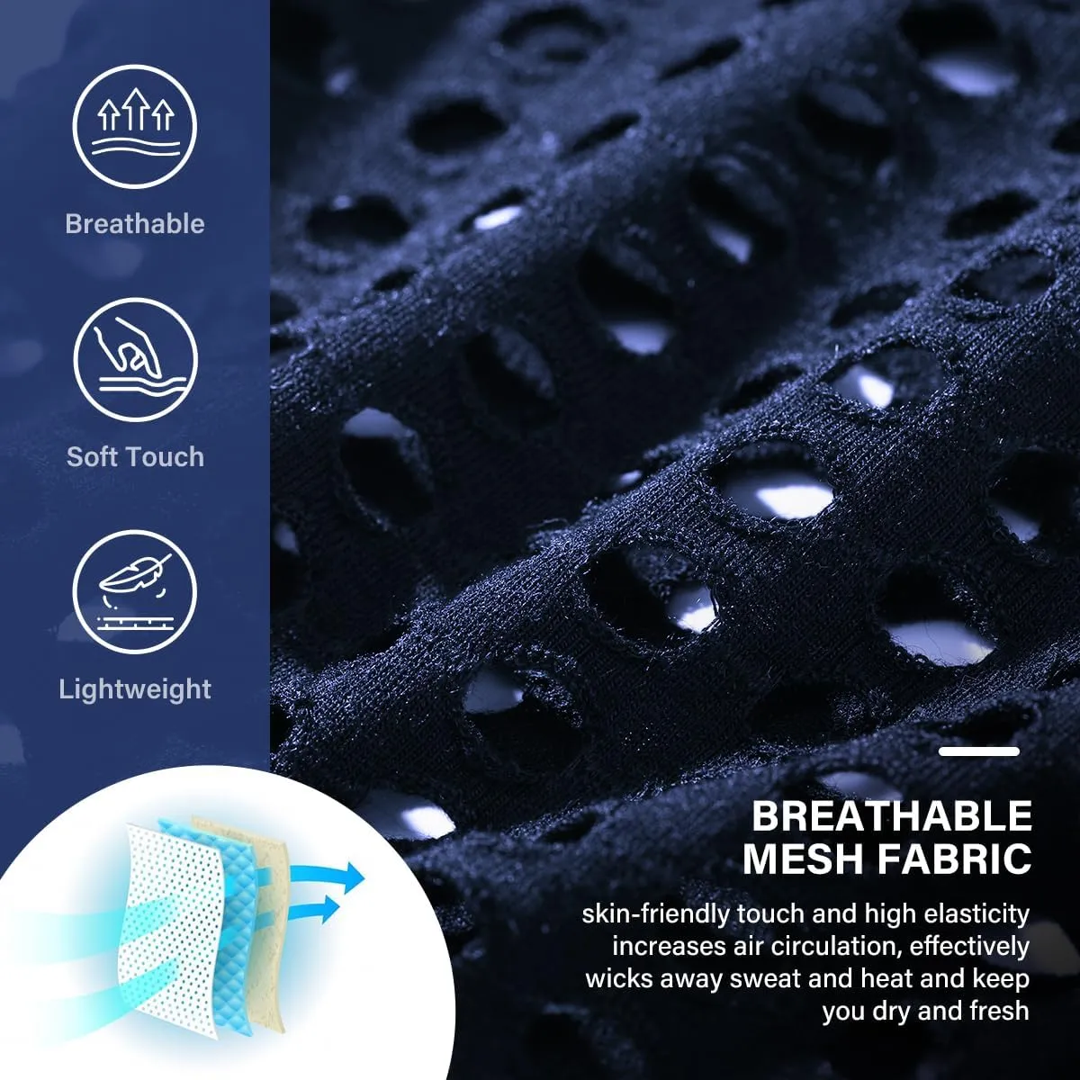 Arjen Kroos Mens Boxer Briefs Breathable Hot Mesh Underwear
