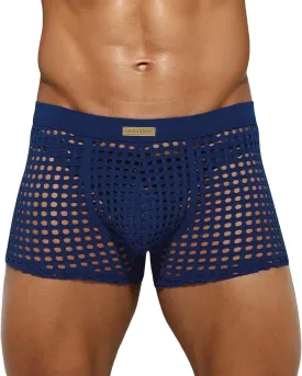Arjen Kroos Mens Boxer Briefs Breathable Hot Mesh Underwear