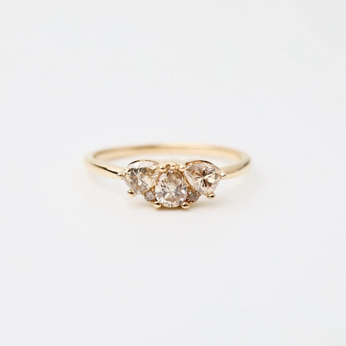 Champagne CZ Ava Ring