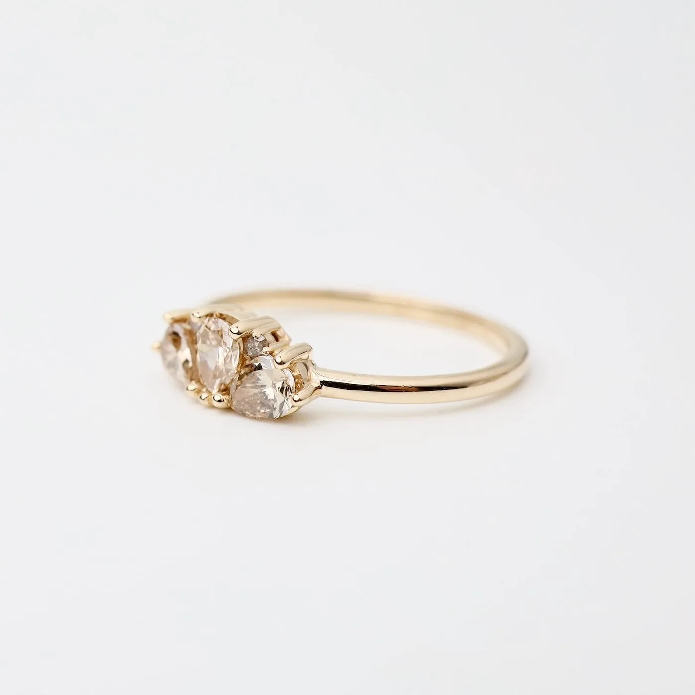 Champagne CZ Ava Ring