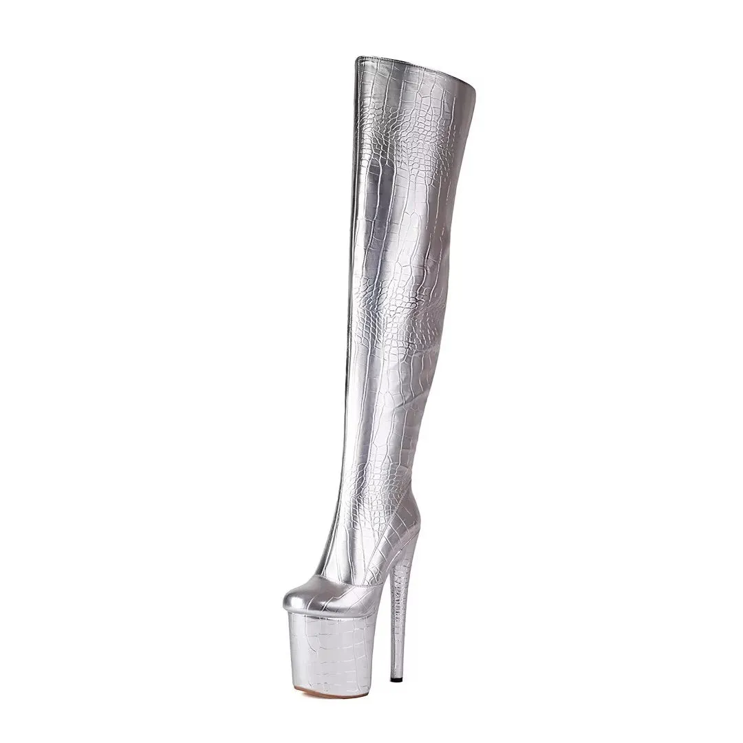 CrocChic Winter Plush Sky-High Boots