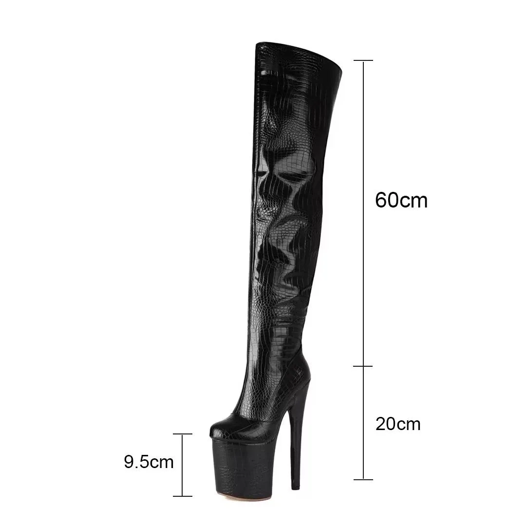 CrocChic Winter Plush Sky-High Boots