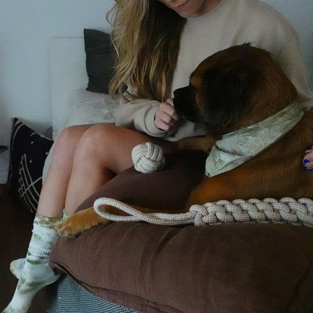 Indestructible & Sustainable Hemp Rope Dog Tug Toy