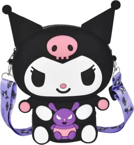 Kawaii Kitty Bag with Adjustable Shoulder Strap, Zipper Handbag Cute Kitty Coin Wallet Purse Shoulder Bag,