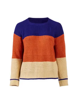Multi Color Block Sweater