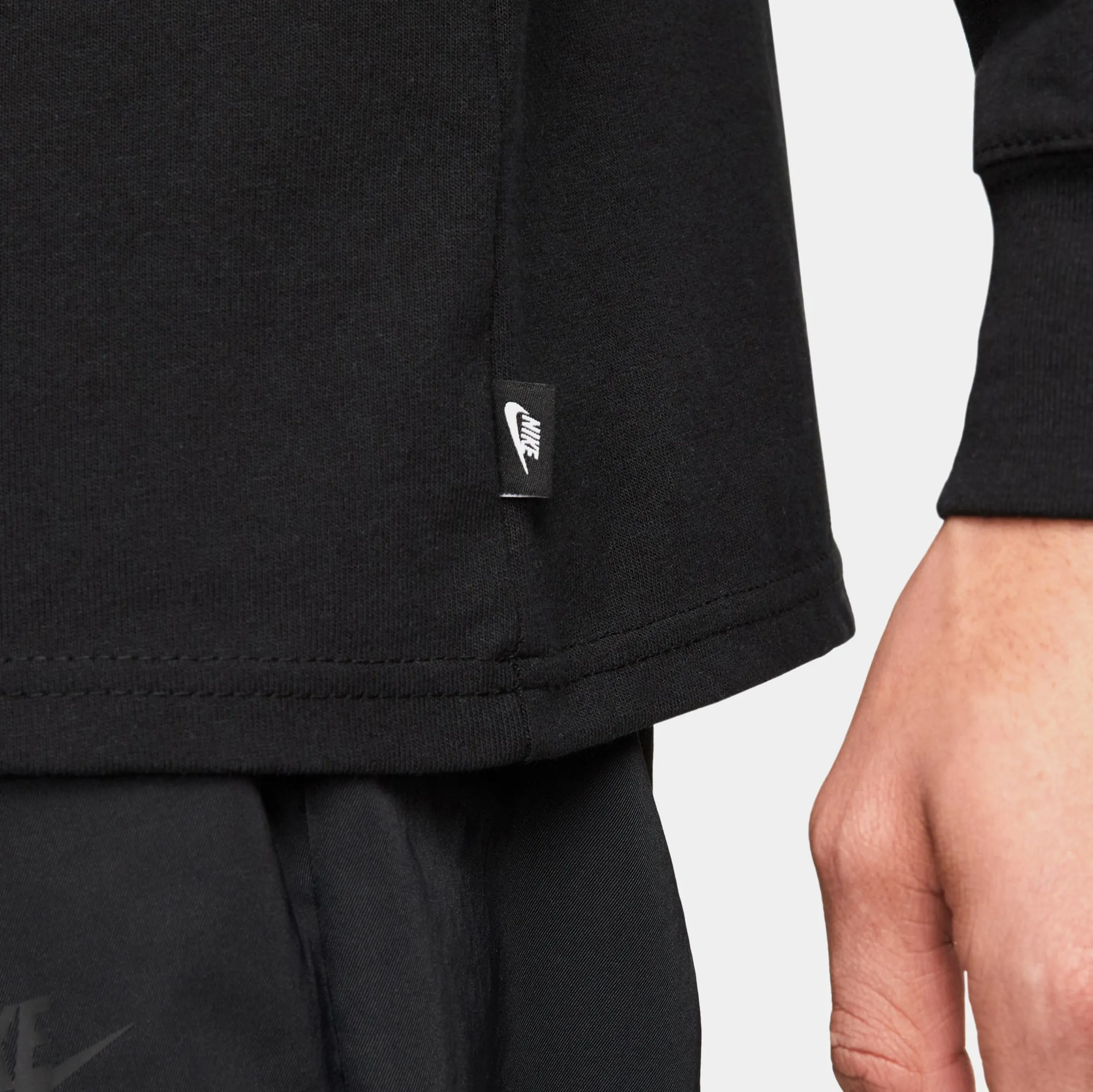 NSW Premium Essentials Mens Long Sleeve Shirt (Black)