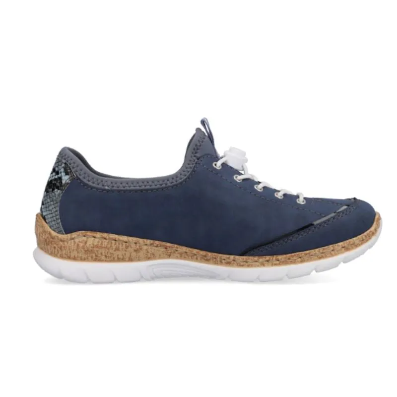 Rieker N42T0-14 Blue Women's Walking Shoes