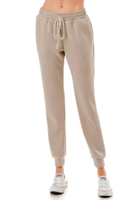 Sequin Tie Jogger