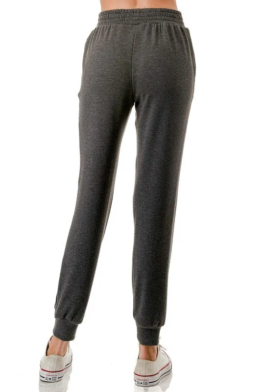 Sequin Tie Jogger