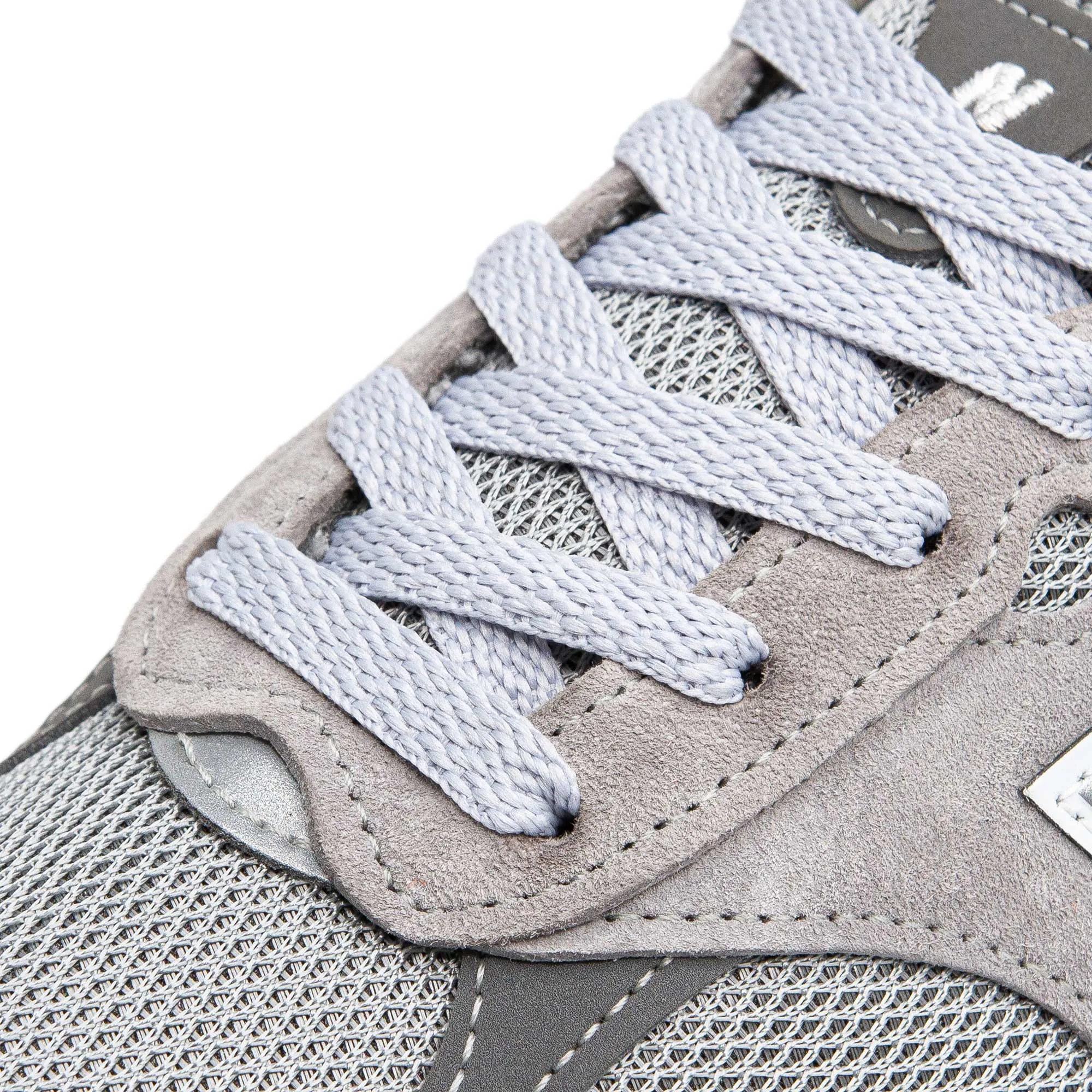 Silver Flat Shoe Laces