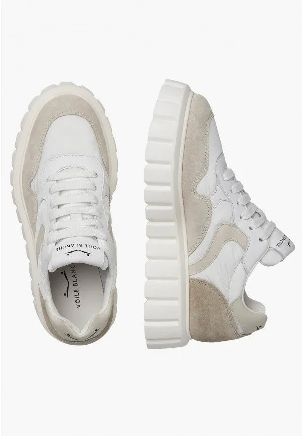 Voile Blanche - Grenelle Sneaker in Off White/Sand